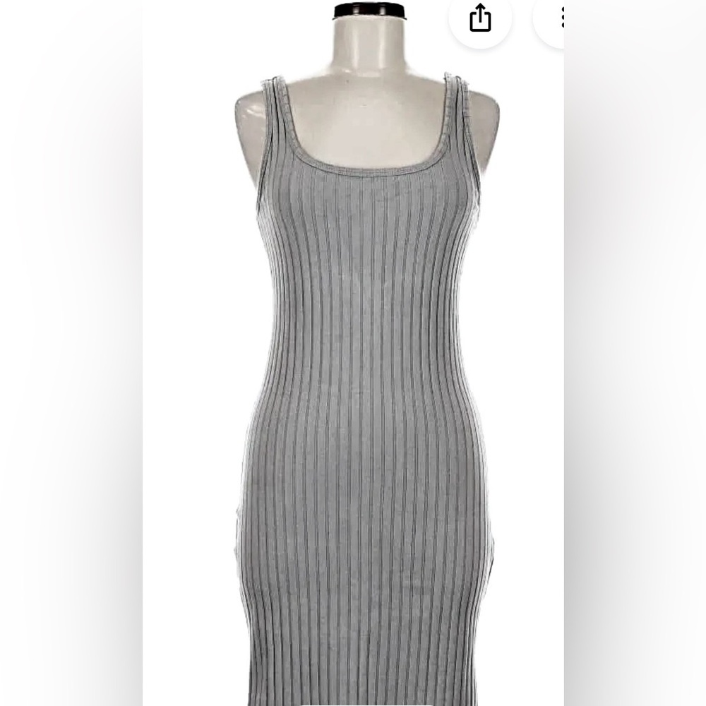 Urban Outfitters Gray Midi Dress